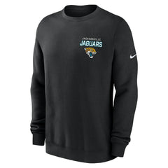 Jacksonville Jaguars Primetime Club Fleece Pullover Sweatshirt Black