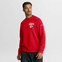 Kansas City Chiefs Primetime Club Fleece Pullover Sweatshirt Red