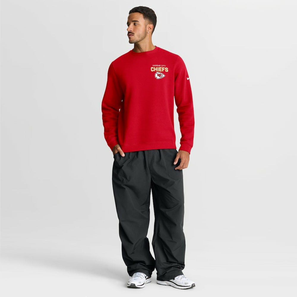 Kansas City Chiefs Primetime Club Fleece Pullover Sweatshirt Red