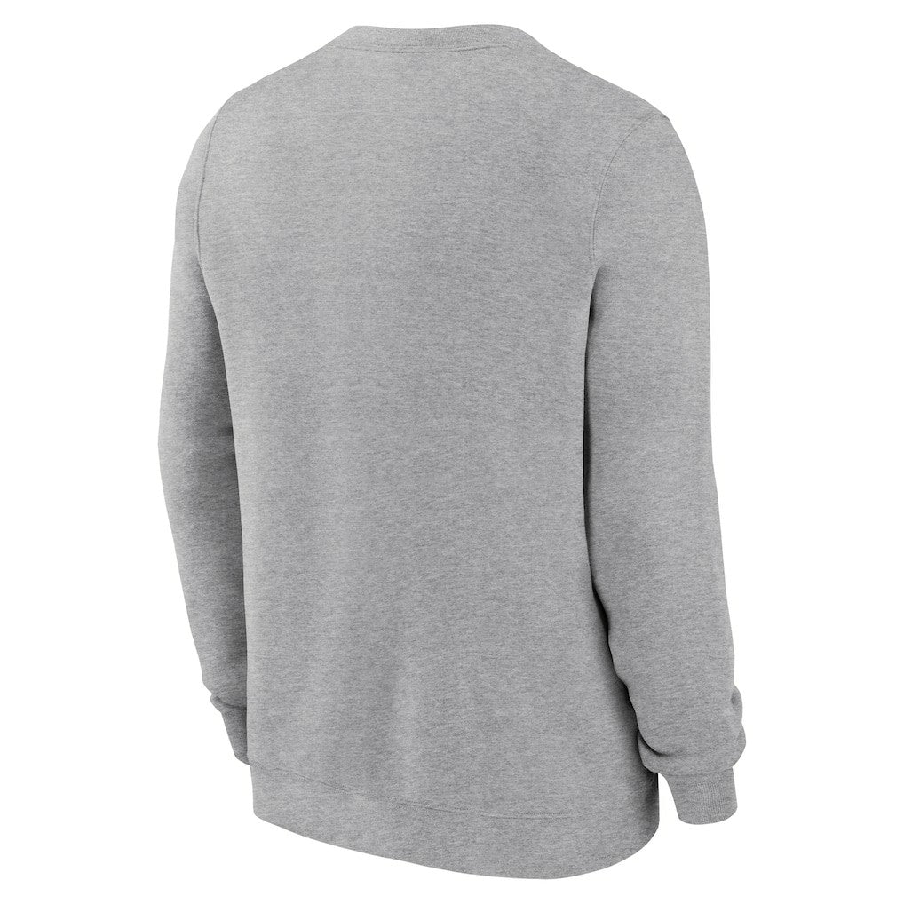 Cleveland Browns Primetime Club Fleece Pullover Sweatshirt Heather Gray