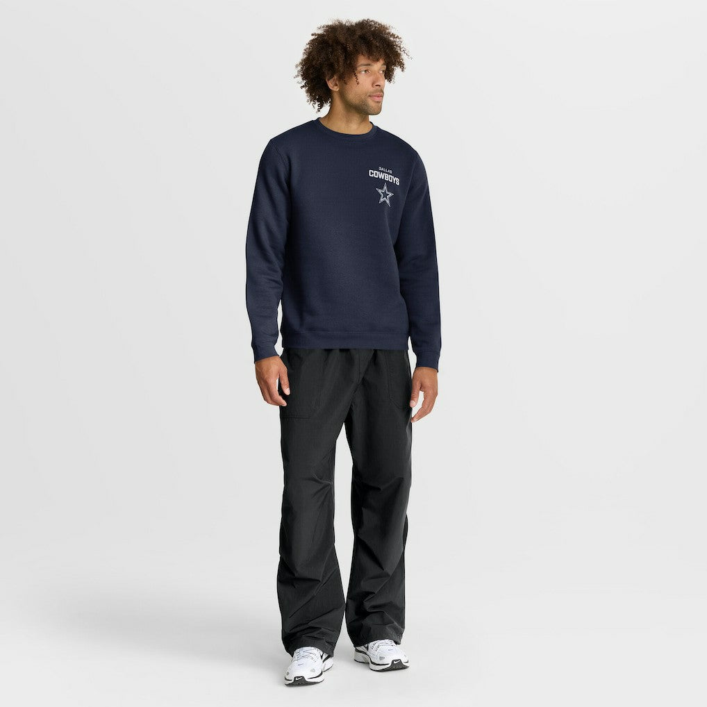 Dallas Cowboys Primetime Club Fleece Pullover Sweatshirt Navy