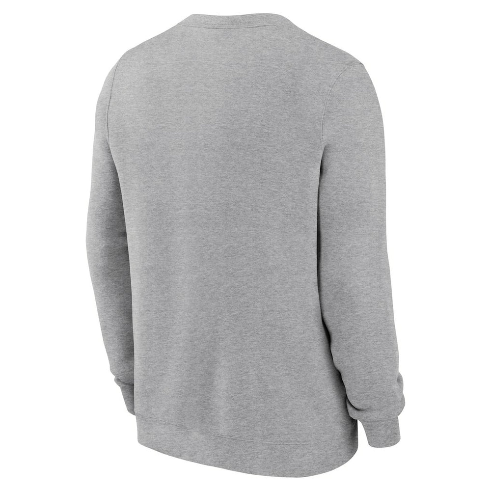 Chicago Bears Primetime Club Fleece Pullover Sweatshirt Heather Gray
