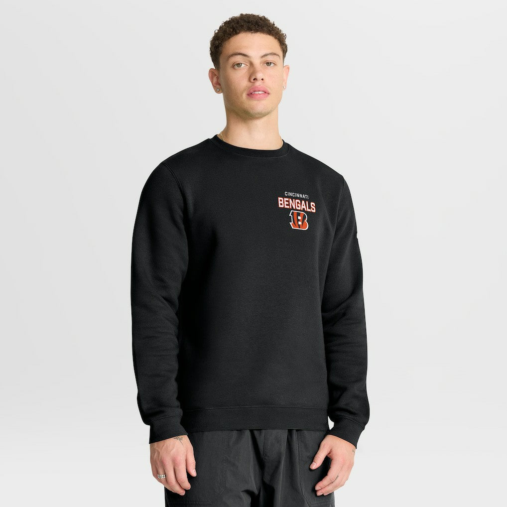 Cincinnati Bengals Primetime Club Fleece Pullover Sweatshirt Black