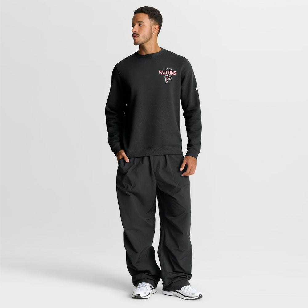 Atlanta Falcons Primetime Club Fleece Pullover Sweatshirt Black