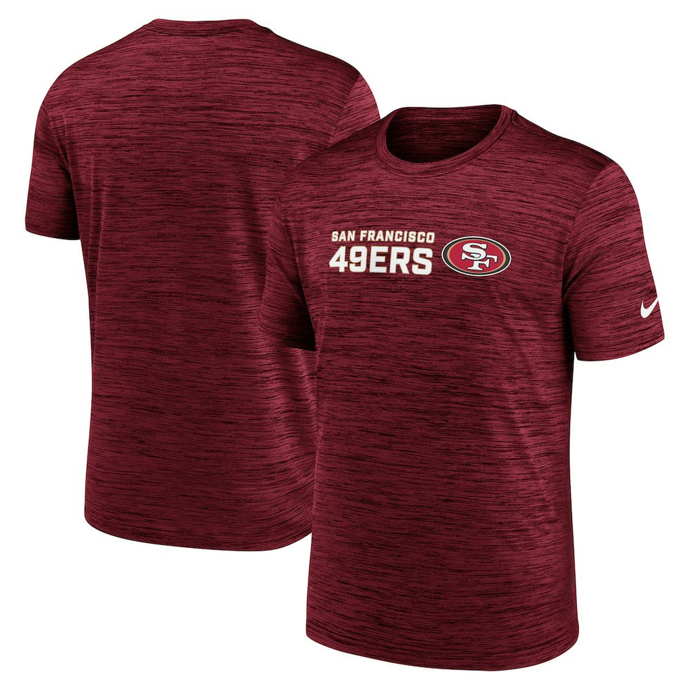 San Francisco 49ers Big & Tall Primetime Reverse Play Velocity Performance T-Shirt Scarlet