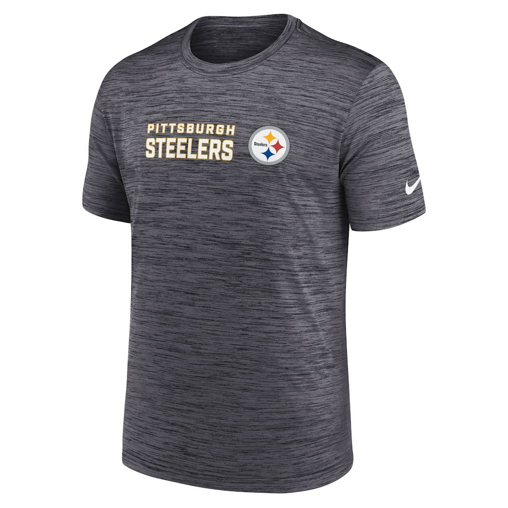 Pittsburgh Steelers Big & Tall Primetime Reverse Play Velocity Performance T-Shirt Black