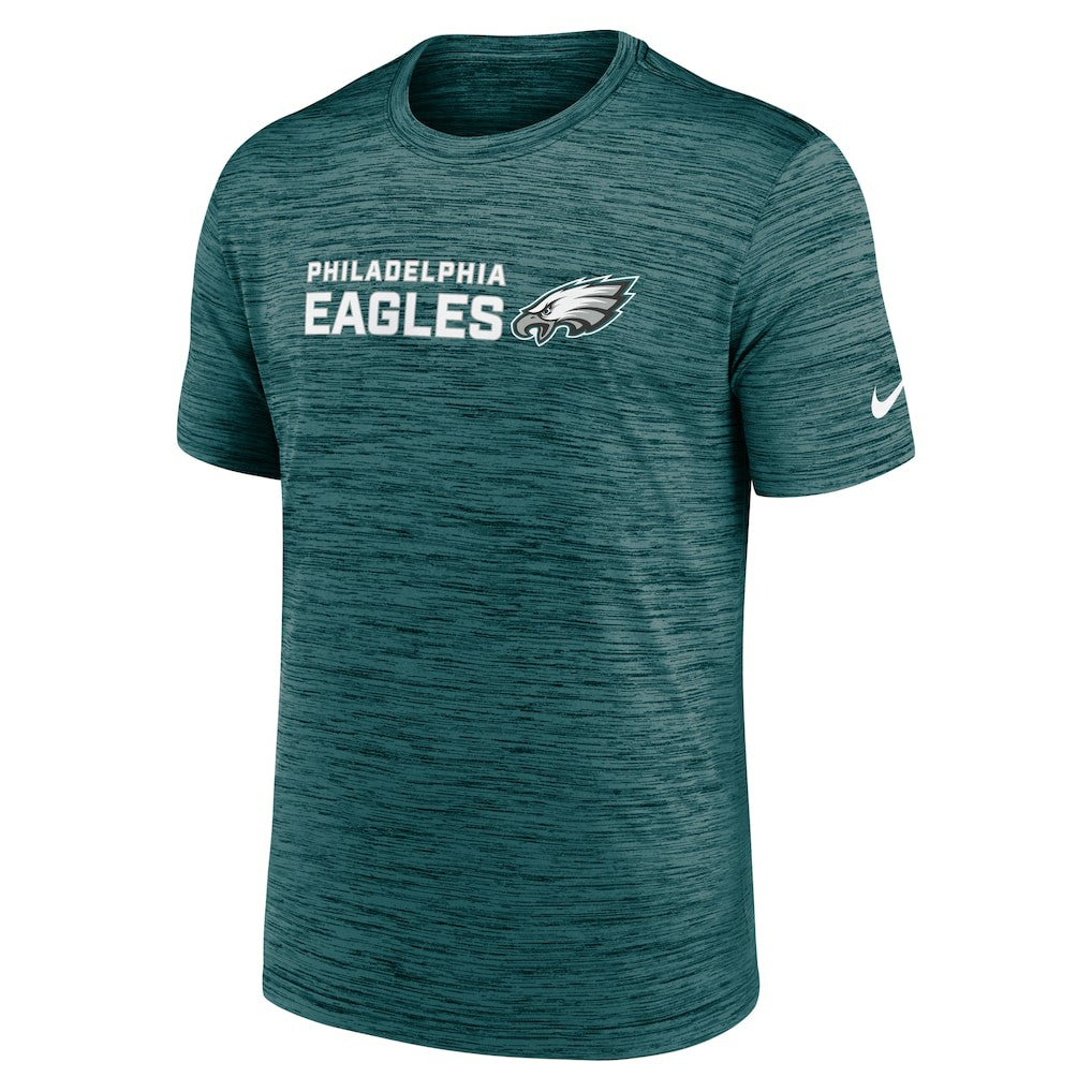 Philadelphia Eagles Big & Tall Primetime Reverse Play Velocity Performance T-Shirt Midnight Green