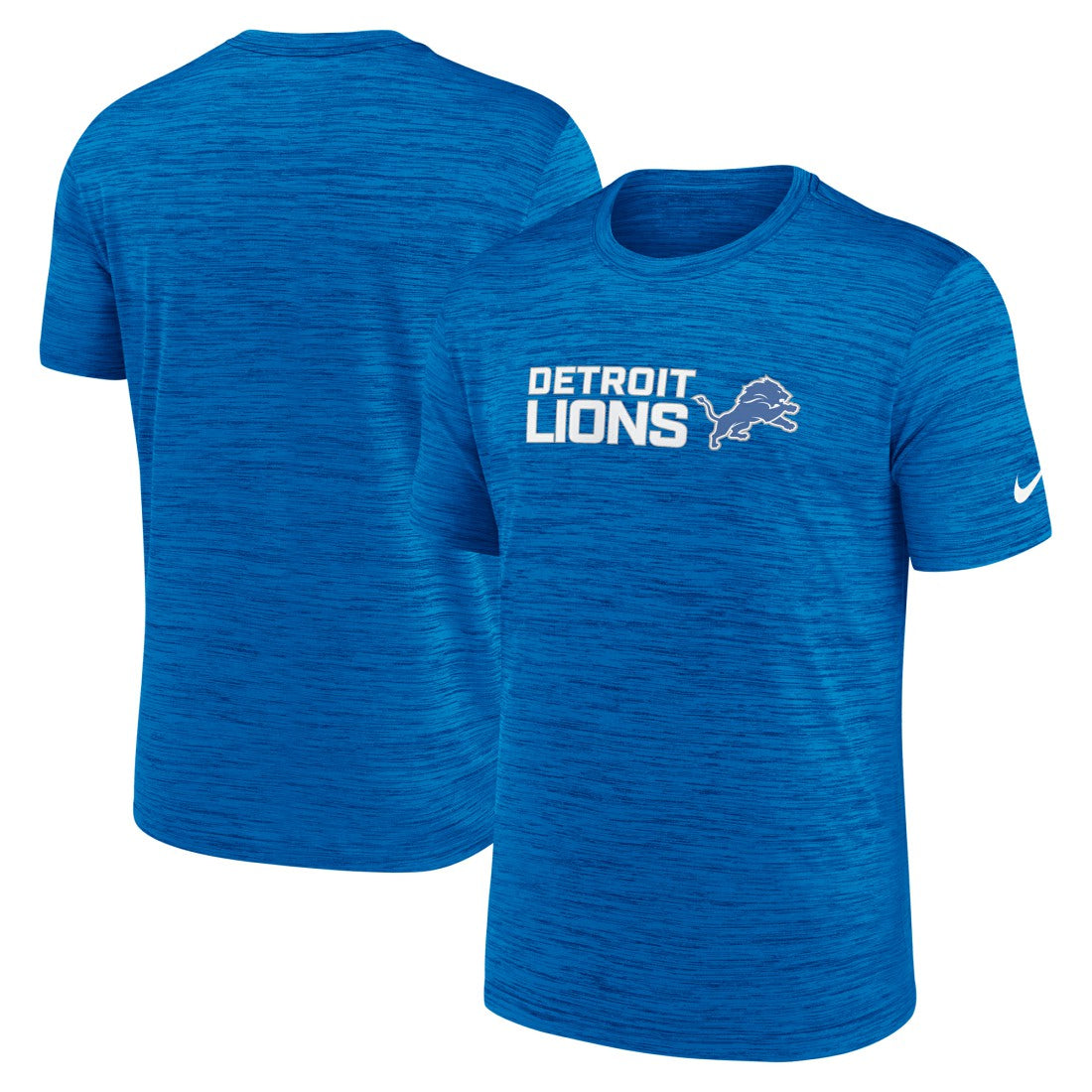 Detroit Lions Big & Tall Primetime Reverse Play Velocity Performance T-Shirt Blue