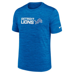 Detroit Lions Big & Tall Primetime Reverse Play Velocity Performance T-Shirt Blue