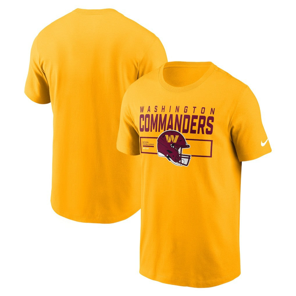 Washington Commanders Primetime Helmet Essential T-Shirt Gold