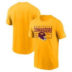Washington Commanders Primetime Helmet Essential T-Shirt Gold