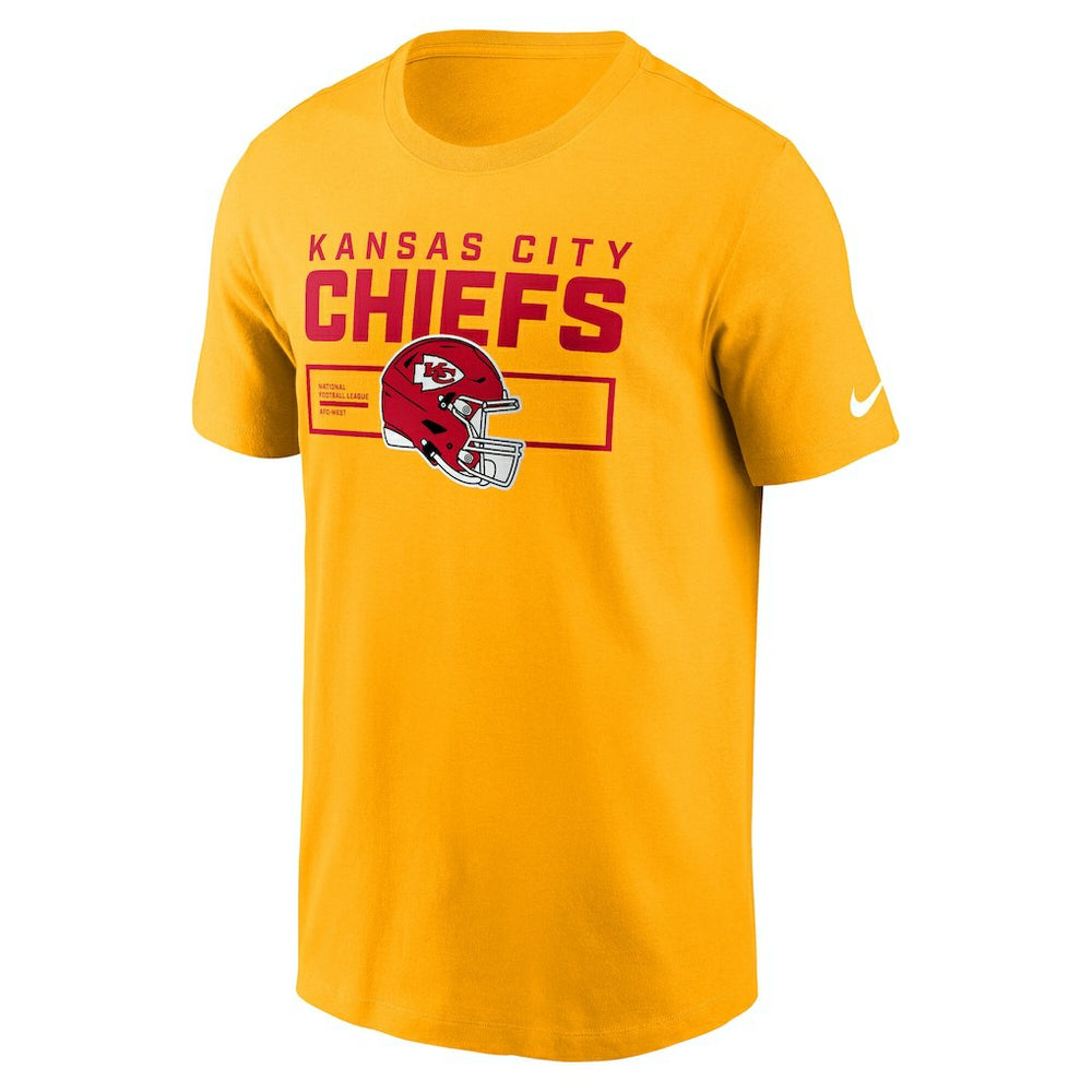 Kansas City Chiefs Primetime Helmet Essential T-Shirt Gold