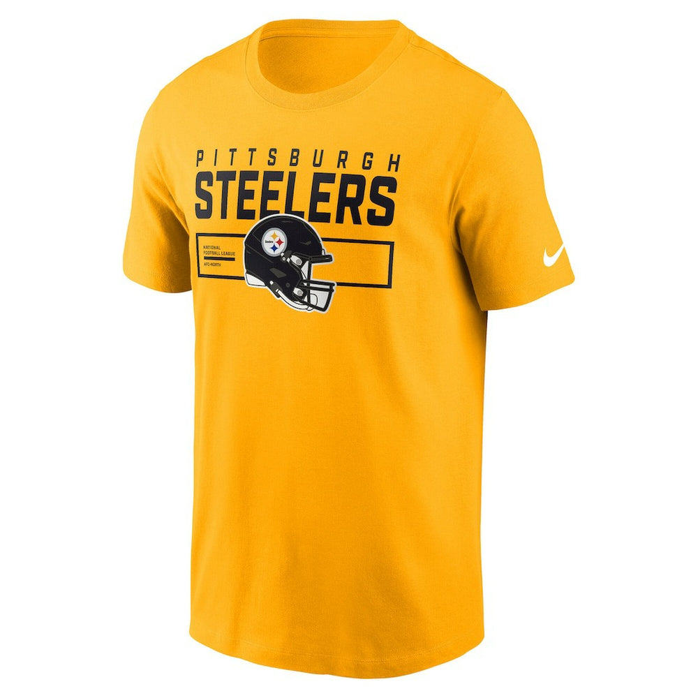 Pittsburgh Steelers Primetime Helmet Essential T-Shirt Gold