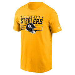 Pittsburgh Steelers Primetime Helmet Essential T-Shirt Gold