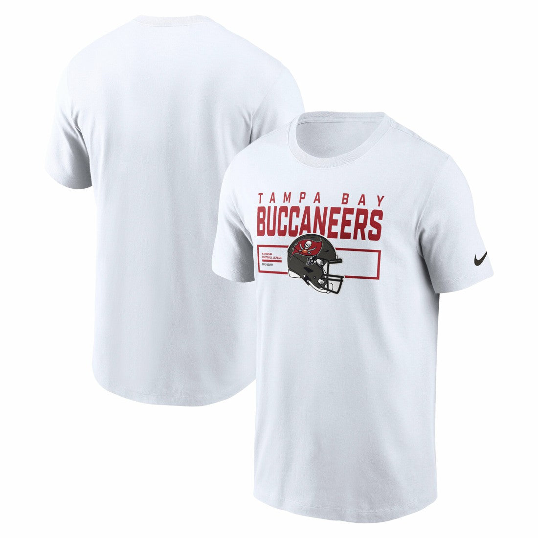 Tampa Bay Buccaneers Primetime Helmet Essential T-Shirt White