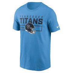 Tennessee Titans Primetime Helmet Essential T-Shirt Light Blue