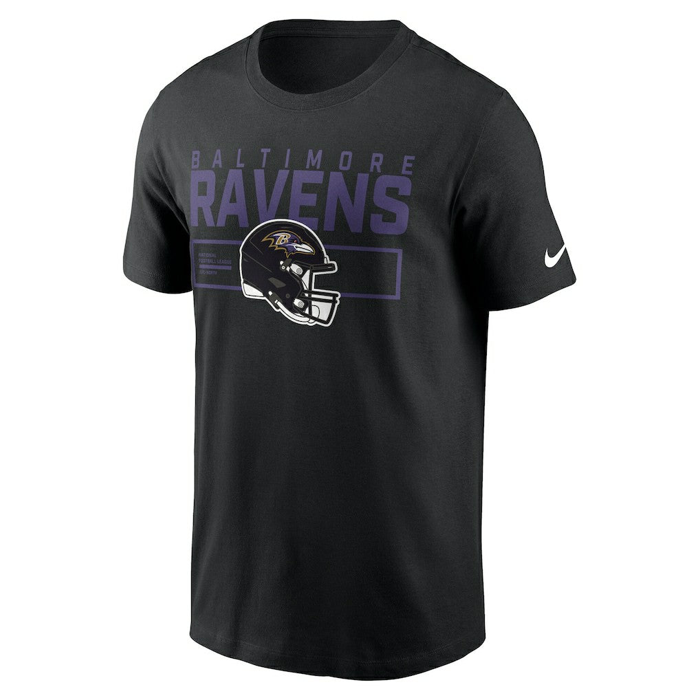 Baltimore Ravens Primetime Helmet Essential T-Shirt Black