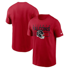 Atlanta Falcons Primetime Helmet Essential T-Shirt Red