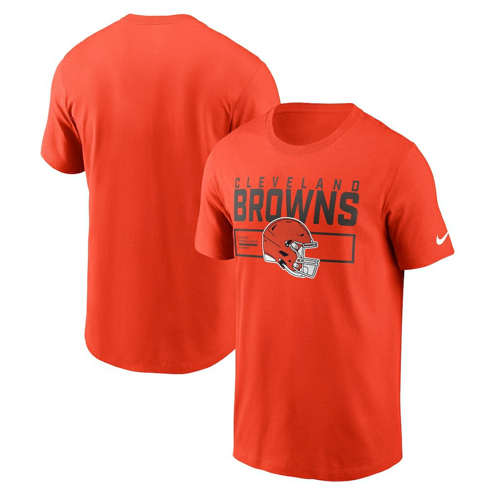 Cleveland Browns Primetime Helmet Essential T-Shirt Orange
