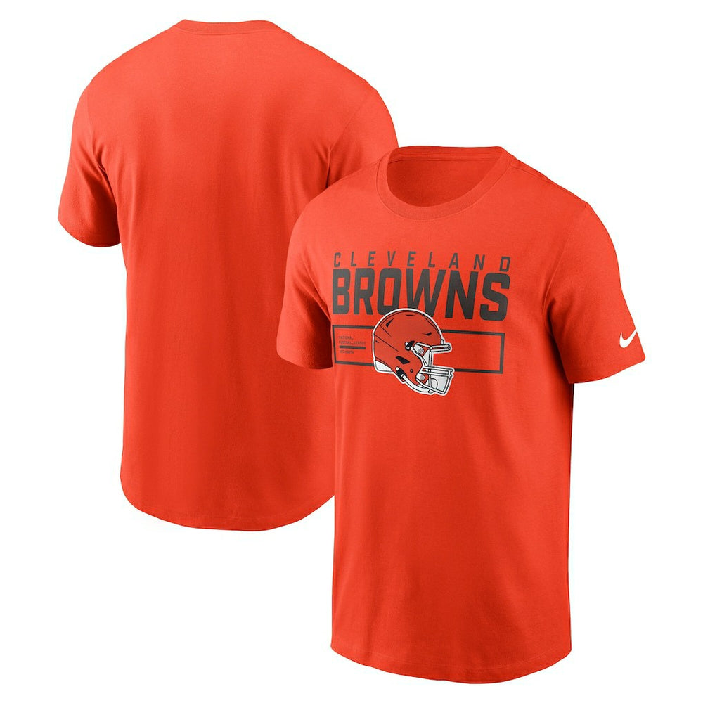 Cleveland Browns Primetime Helmet Essential T-Shirt Orange