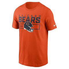 Chicago Bears Primetime Helmet Essential T-Shirt Orange