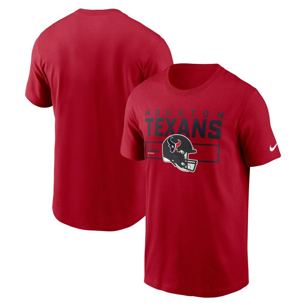 Houston Texans Primetime Helmet Essential T-Shirt Red