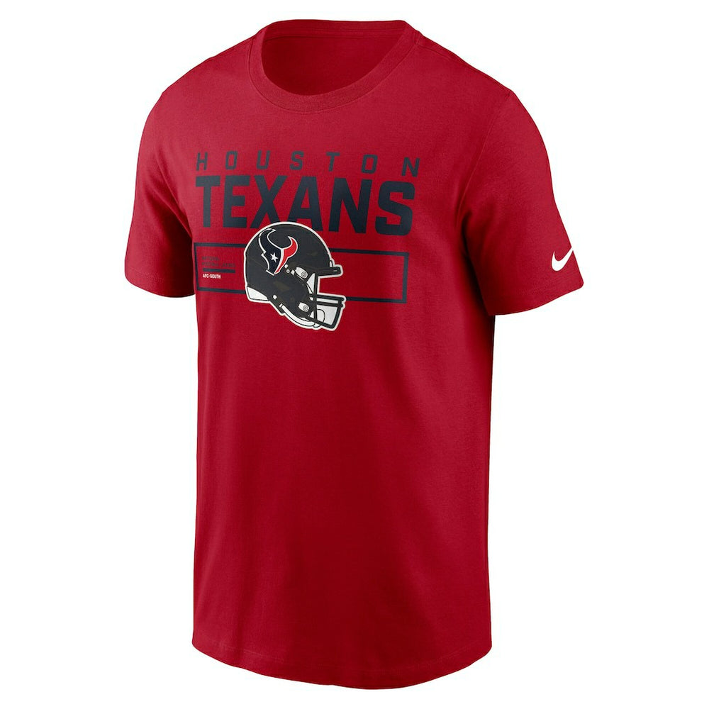 Houston Texans Primetime Helmet Essential T-Shirt Red