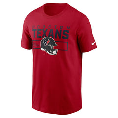 Houston Texans Primetime Helmet Essential T-Shirt Red