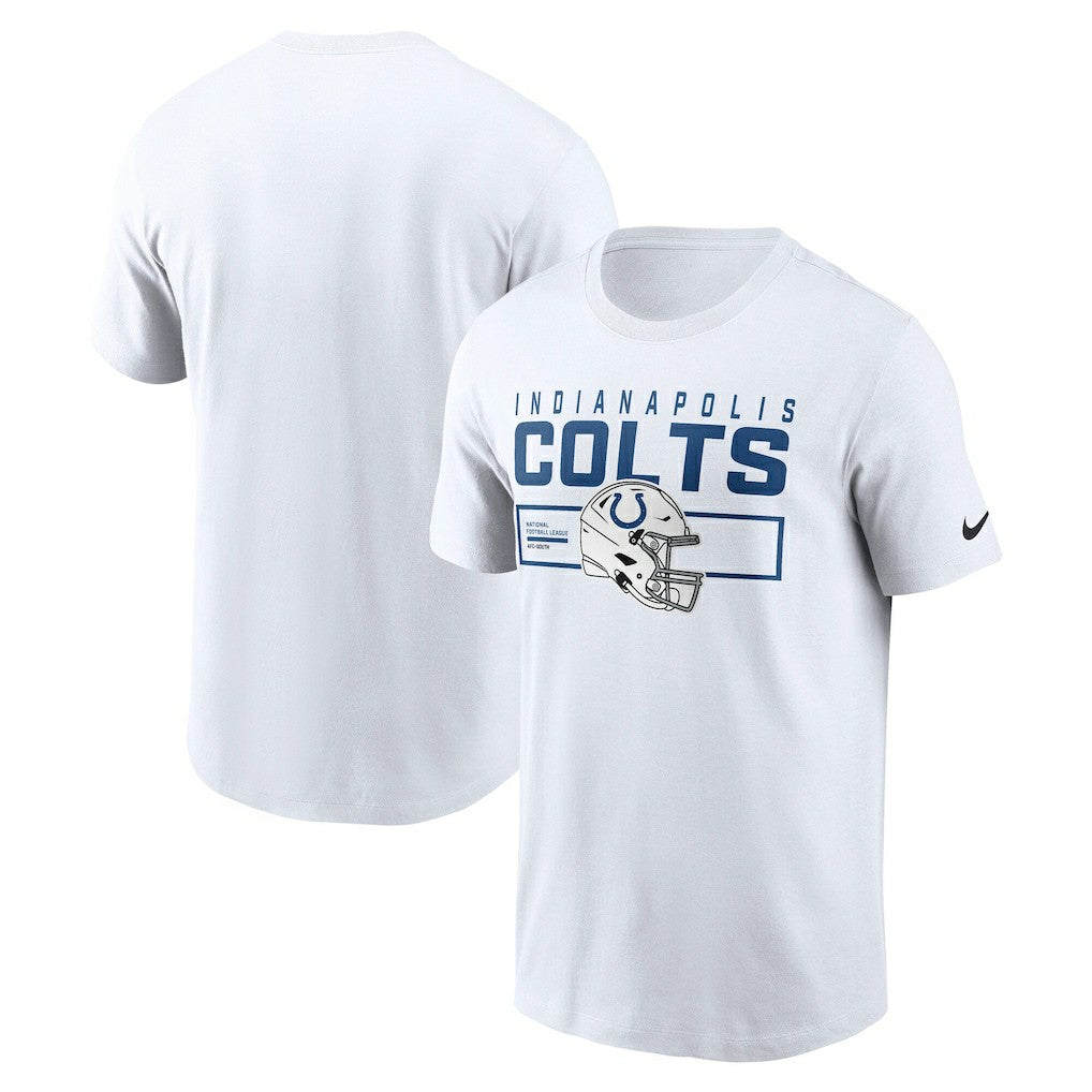 Indianapolis Colts Primetime Helmet Essential T-Shirt White