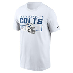 Indianapolis Colts Primetime Helmet Essential T-Shirt White