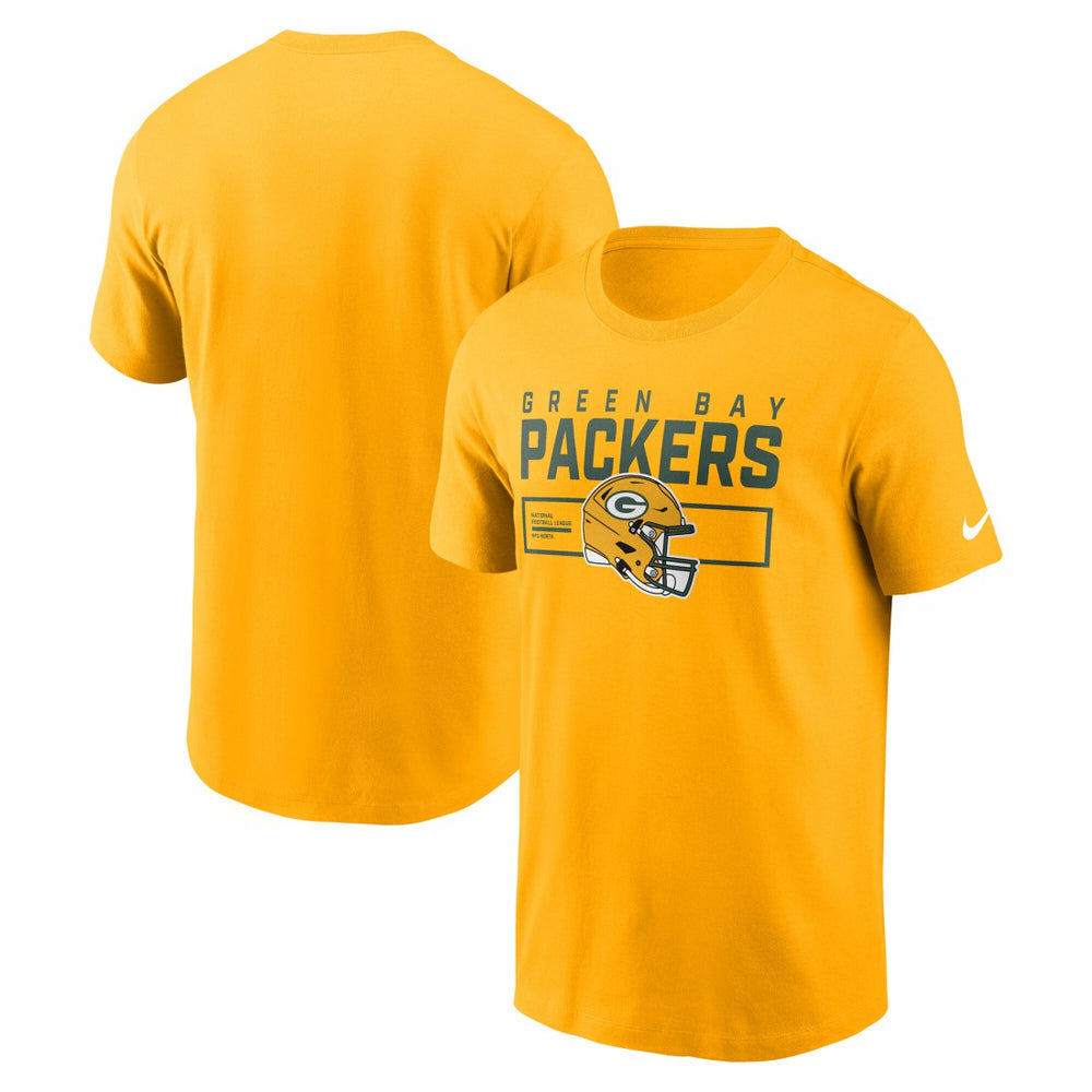 Green Bay Packers Primetime Helmet Essential T-Shirt Gold