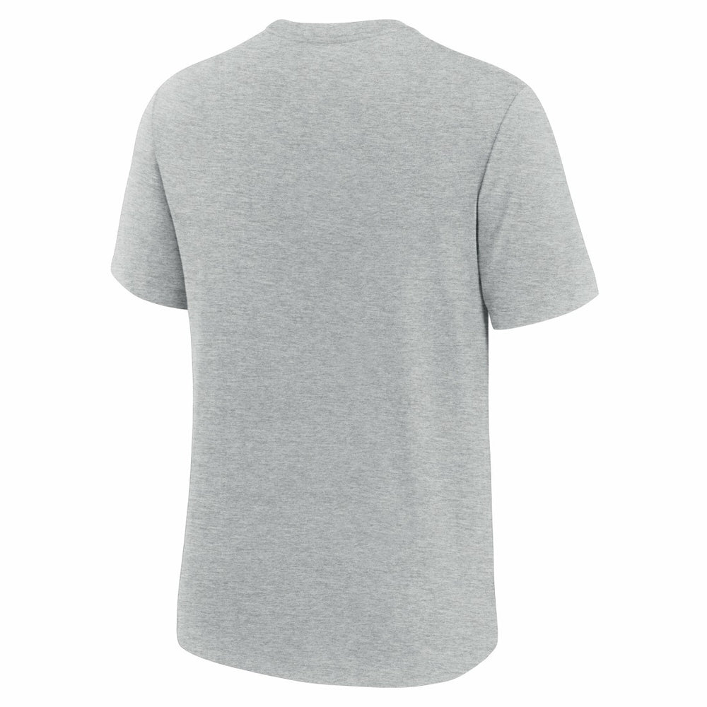 Detroit Lions Long Pass Tri-Blend T-Shirt Heather Gray