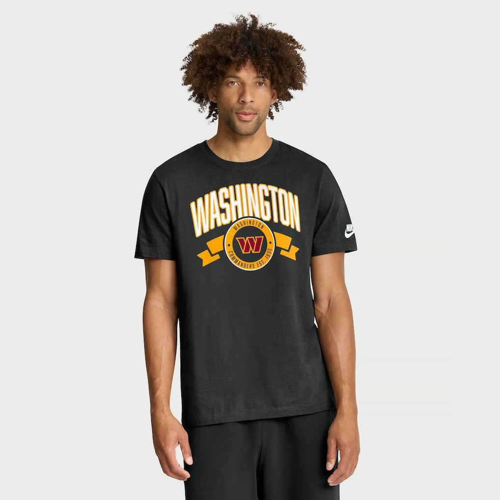 Washington Commanders Rewind Front and Back Hit Essential T-Shirt Black
