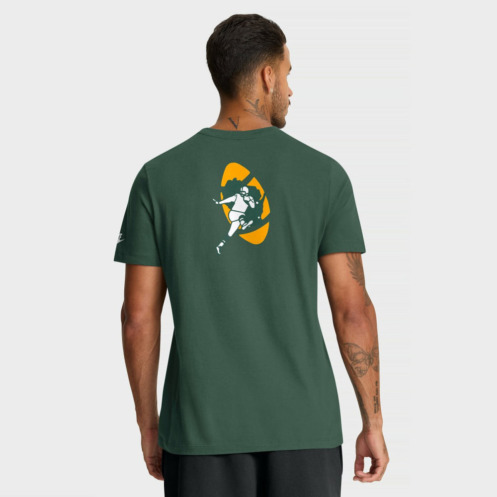 Green Bay Packers Rewind Front and Back Hit Essential T-Shirt Green