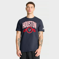 Houston Texans Rewind Front and Back Hit Essential T-Shirt Navy