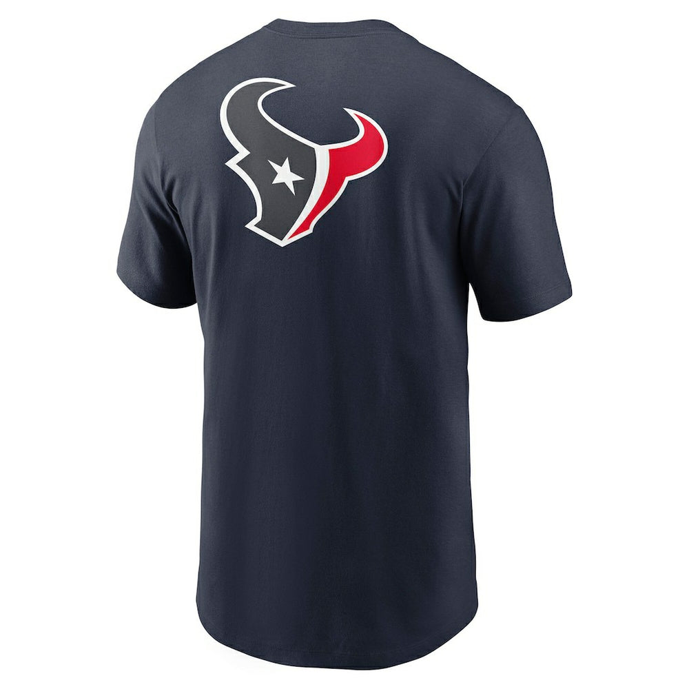 Houston Texans Rewind Front and Back Hit Essential T-Shirt Navy