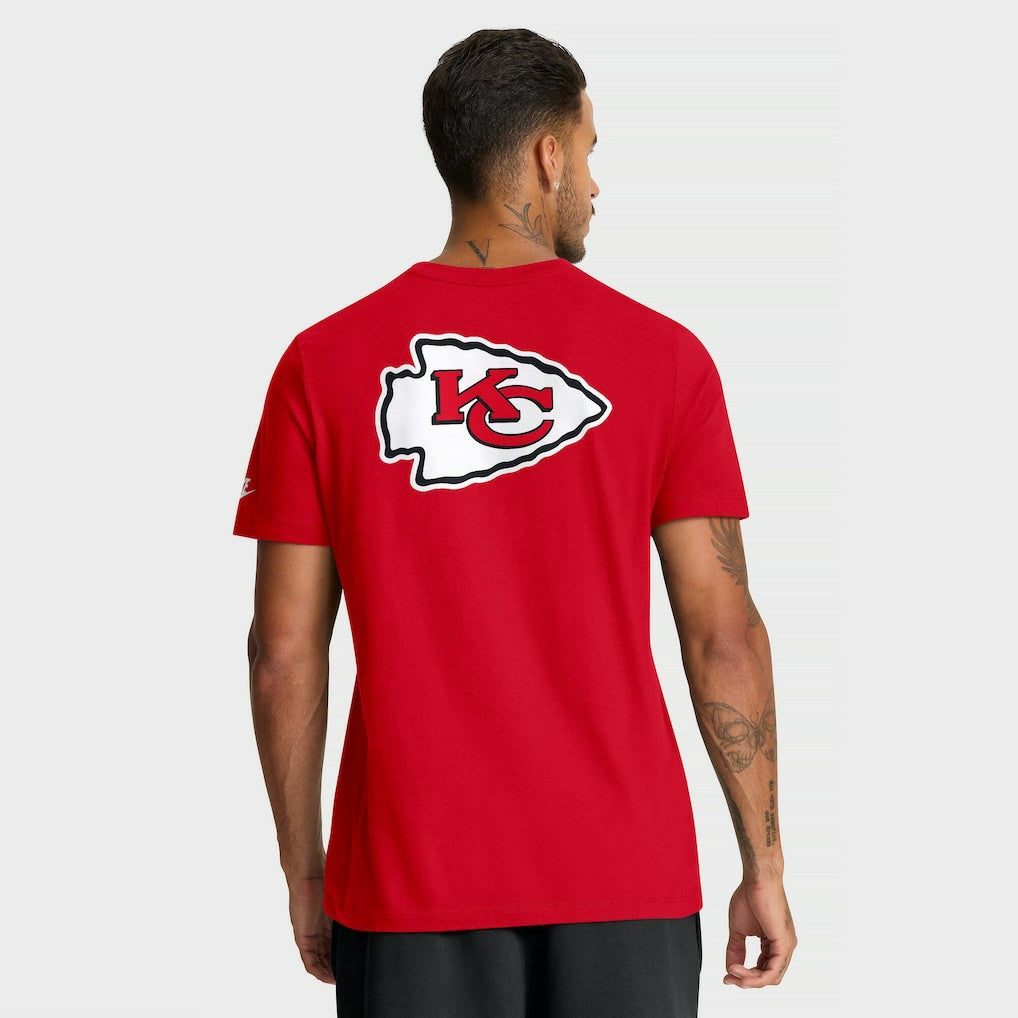 Kansas City Chiefs Rewind Front and Back Hit Essential T-Shirt Red