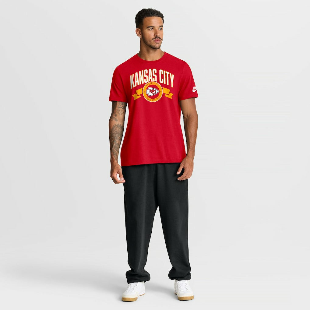 Kansas City Chiefs Rewind Front and Back Hit Essential T-Shirt Red