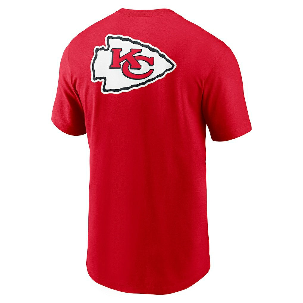 Kansas City Chiefs Rewind Front and Back Hit Essential T-Shirt Red