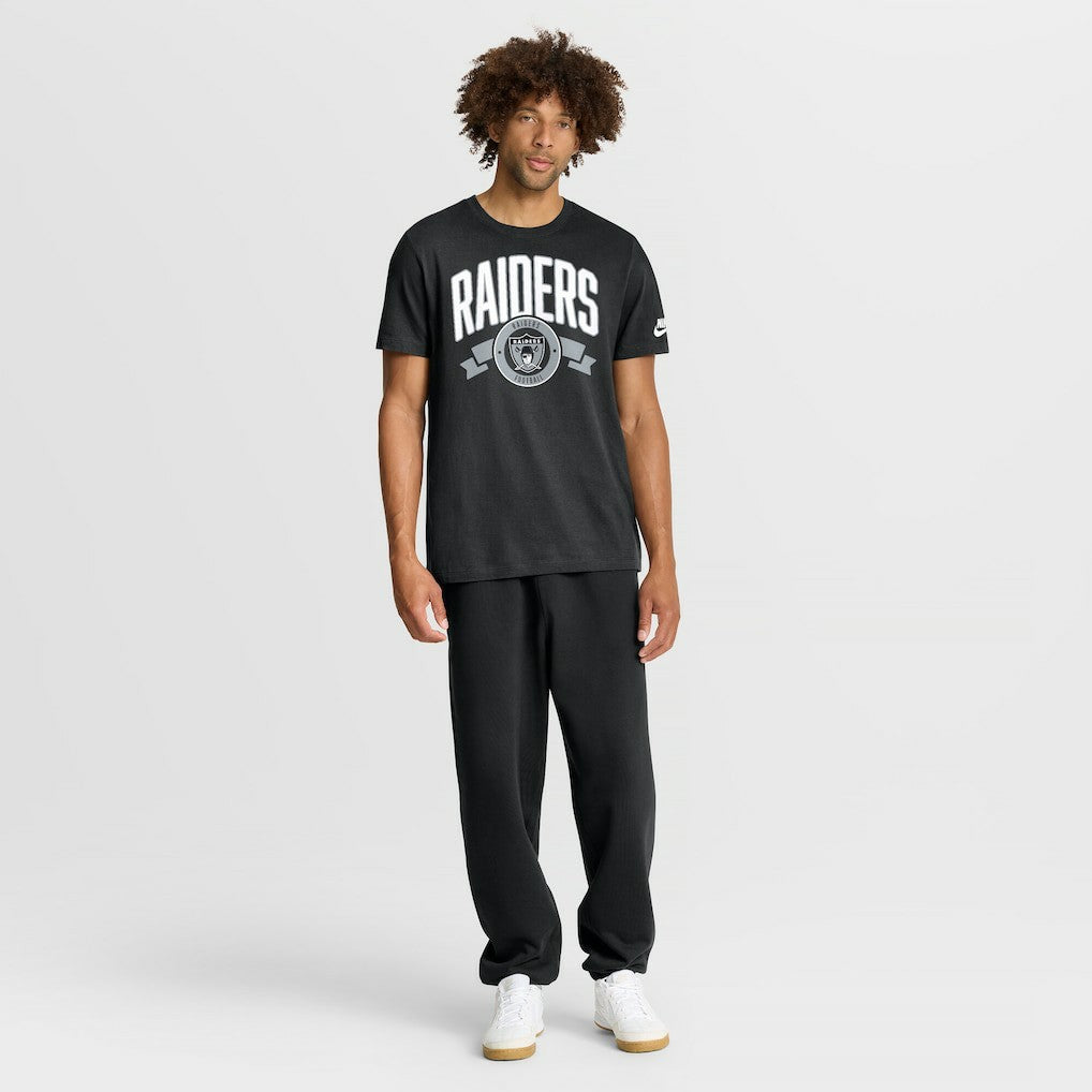 Las Vegas Raiders Rewind Front and Back Hit Essential T-Shirt Black