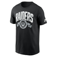 Las Vegas Raiders Rewind Front and Back Hit Essential T-Shirt Black