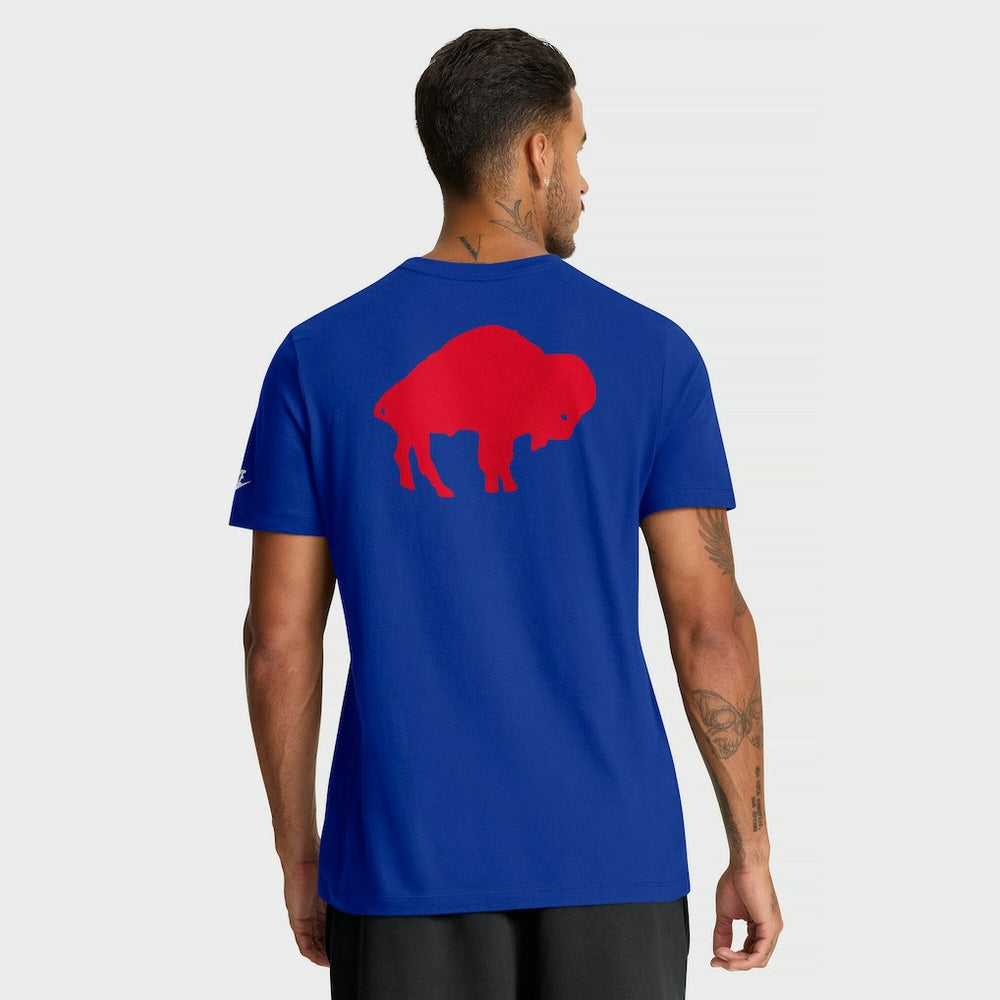 Buffalo Bills Rewind Front and Back Hit Essential T-Shirt Royal
