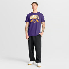 Minnesota Vikings Rewind Front and Back Hit Essential T-Shirt Purple