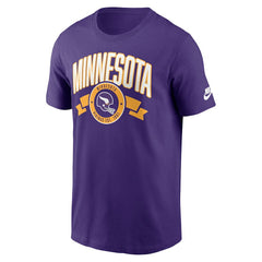 Minnesota Vikings Rewind Front and Back Hit Essential T-Shirt Purple
