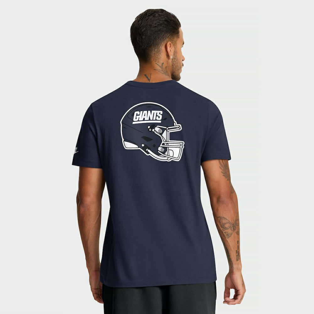 New York Giants Rewind Front and Back Hit Essential T-Shirt Navy