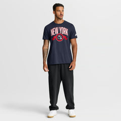 New York Giants Rewind Front and Back Hit Essential T-Shirt Navy