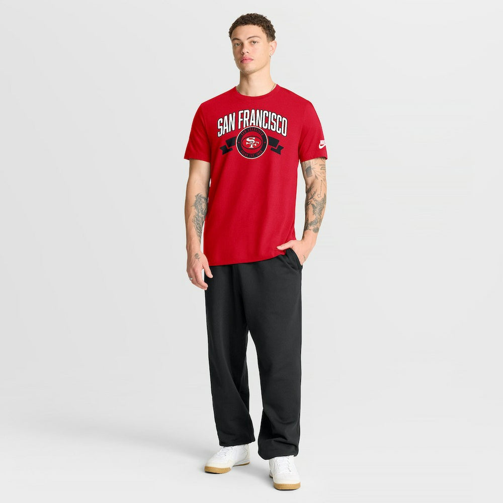 San Francisco 49ers Rewind Front and Back Hit Essential T-Shirt Scarlet