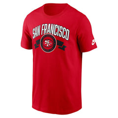 San Francisco 49ers Rewind Front and Back Hit Essential T-Shirt Scarlet