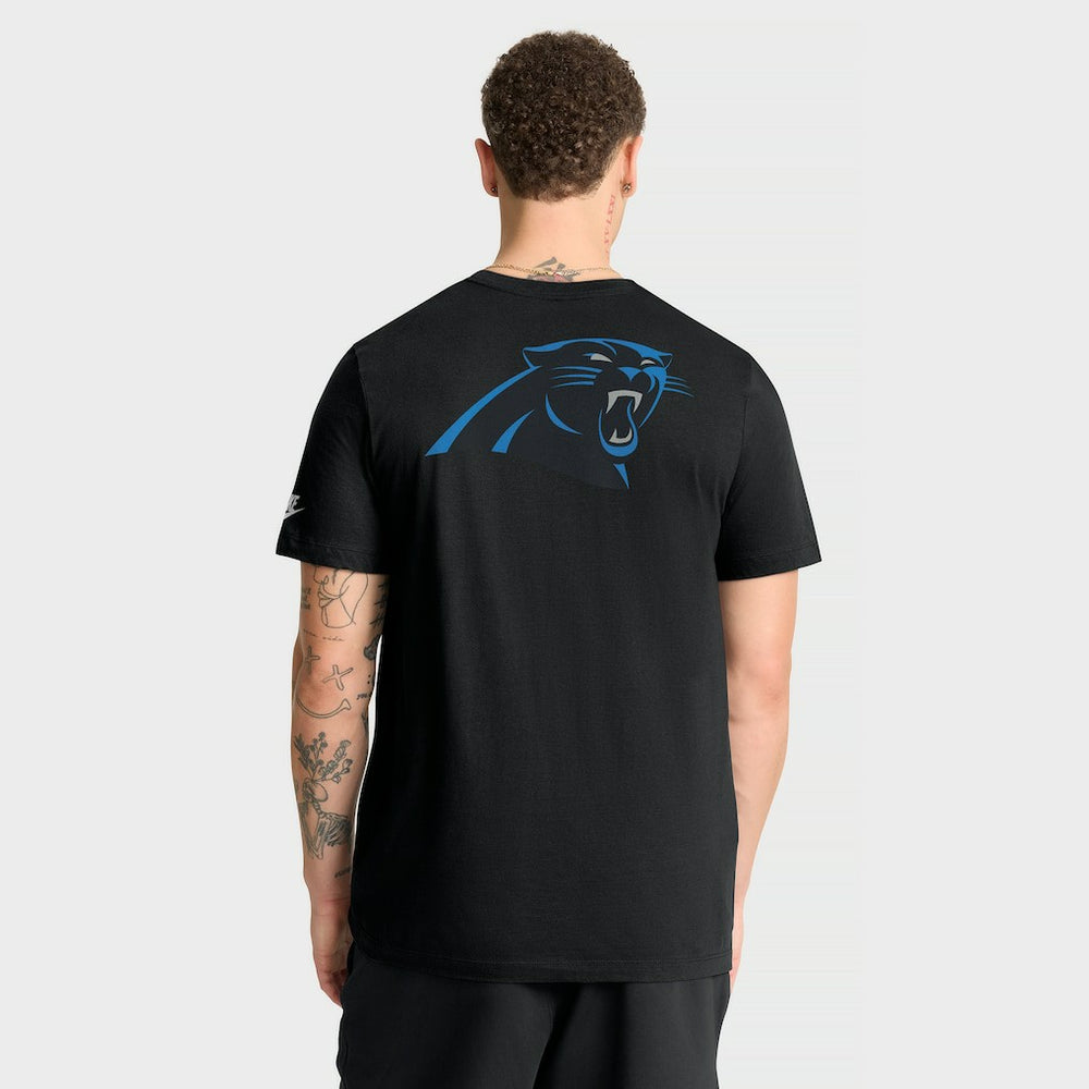 Carolina Panthers Rewind Front and Back Hit Essential T-Shirt Black