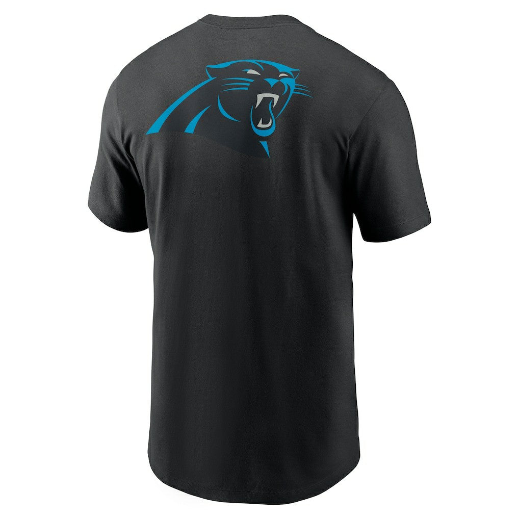 Carolina Panthers Rewind Front and Back Hit Essential T-Shirt Black